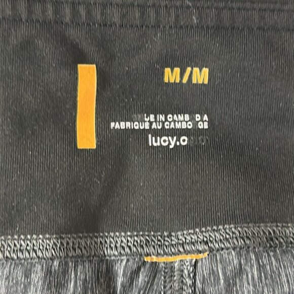 Lucy Get Going Pants Activewear Gray Full Length cinched hem size medium - Picture 5 of 5